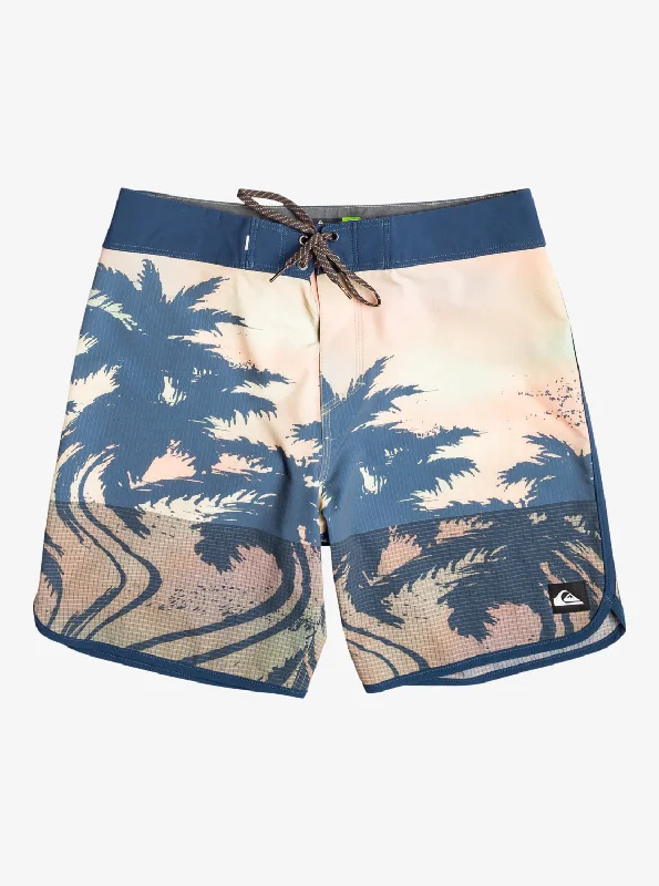 Highline Scallop 19" Boardshorts - Pastel Turquoise