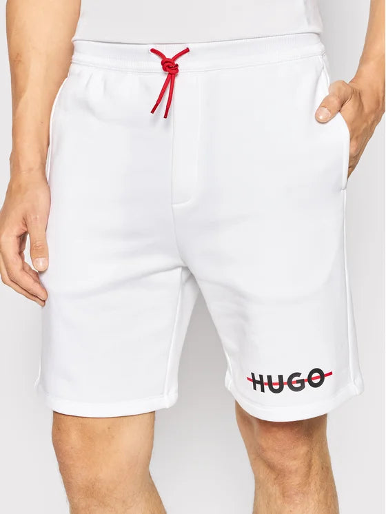 Hugo Boss Hugo Cotton Logo  Short-White