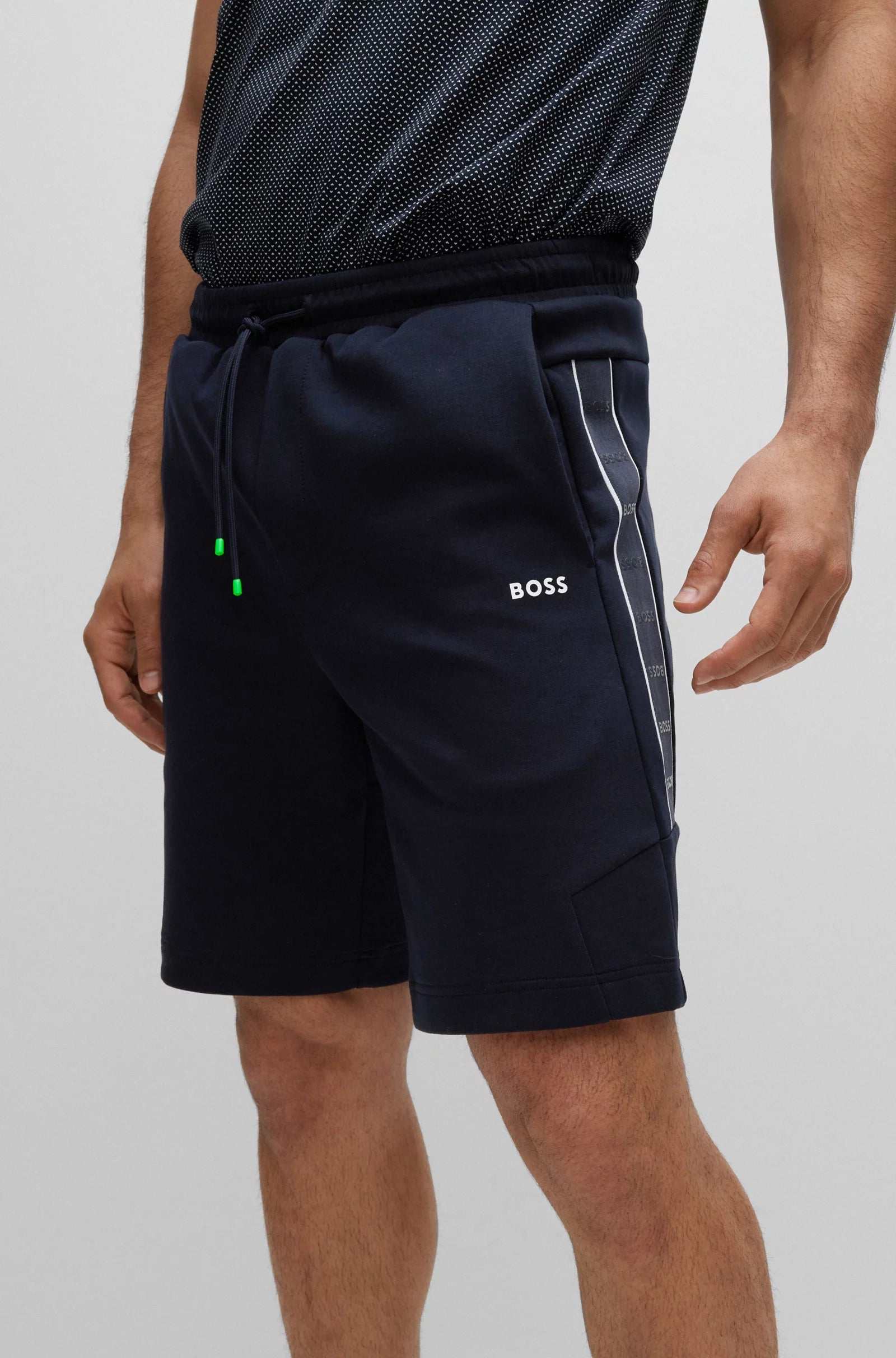 Hugo Boss Logo Tape Short Headlo 1-Dark Blue