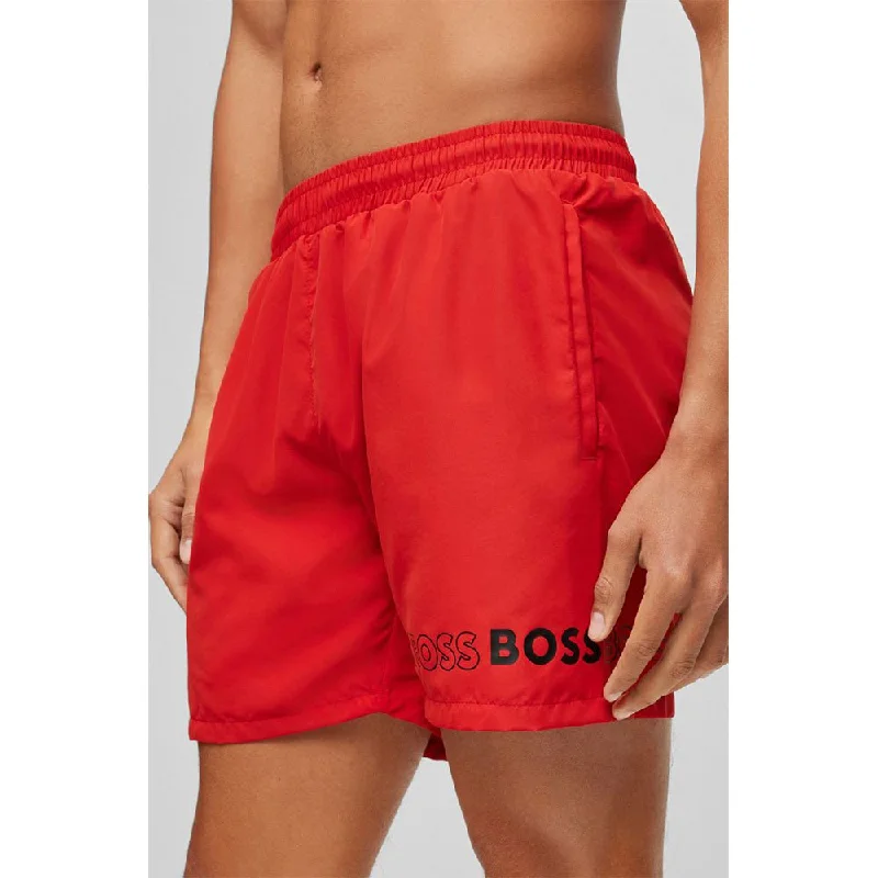 Hugo Boss Swimshort Dolphin-Red/Black