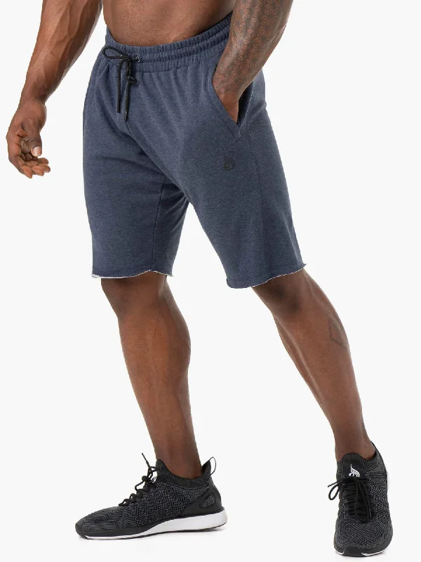 Iron Track Shorts - Navy Marl