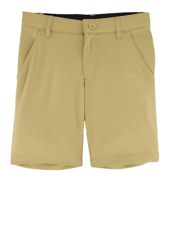 French Toast Boys 8-14 Stretch Flat Front Shorts