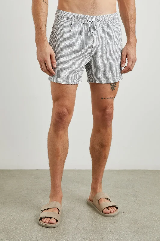 LA BREA SWIM SHORT - FADED SEERSUCKER