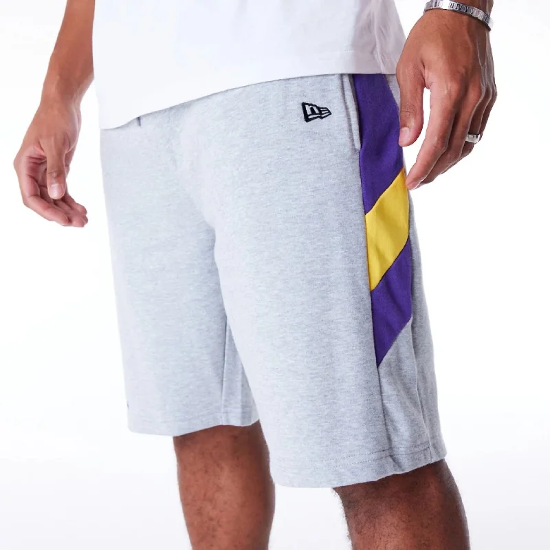 LA Lakers NBA Panel Grey Oversized Shorts