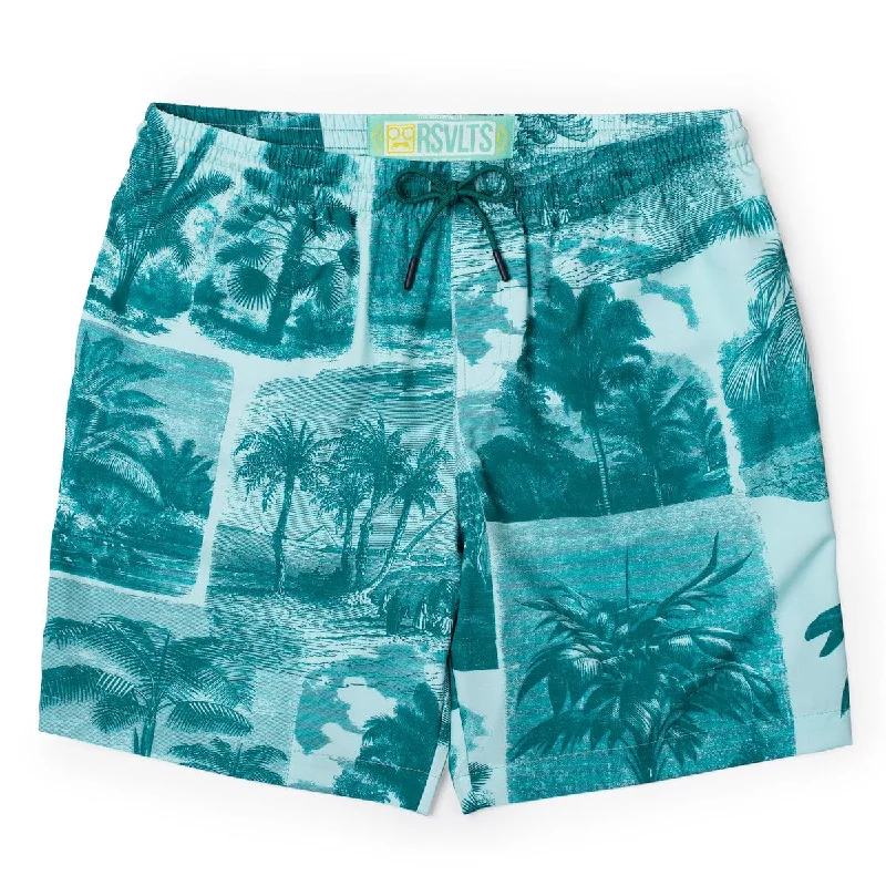 Litho Palms – Hybrid Shorts