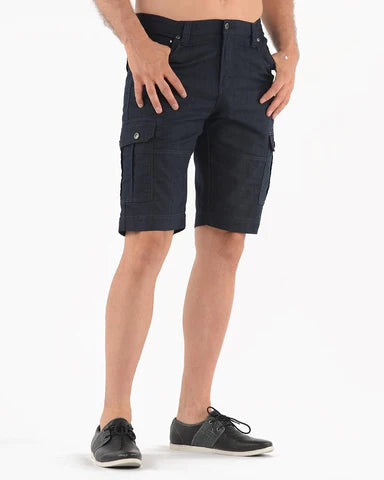 Lois Enrique 1762-7700-19 Stretch Cargo Shorts - Slub Twill