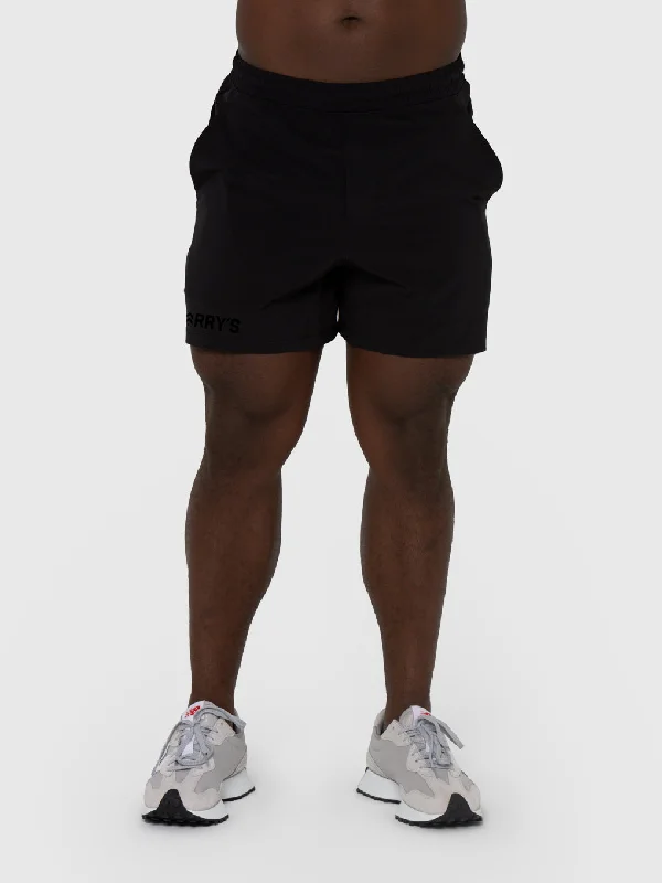 LULULEMON DEEP COAL BLACK PACE BREAKER SHORTS 5IN