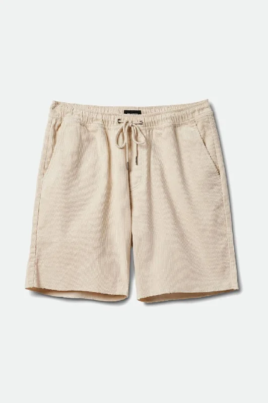 Madrid II Corduroy Short 8" - Whitecap