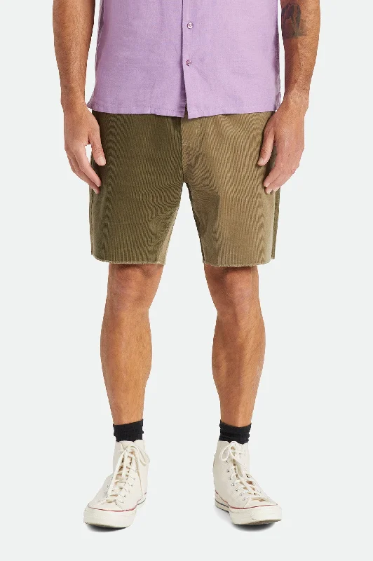 Madrid II Short - Mermaid/Military Olive Cord