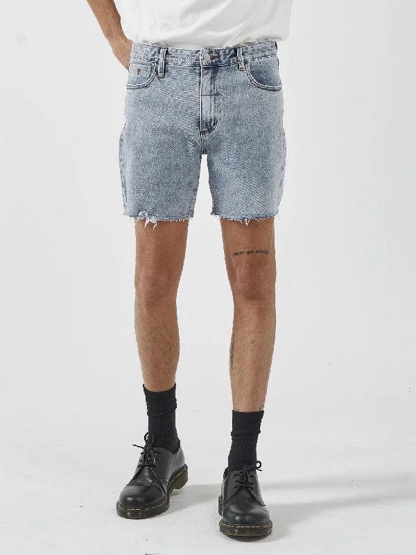 Mandude Denim Short - Garage Blue