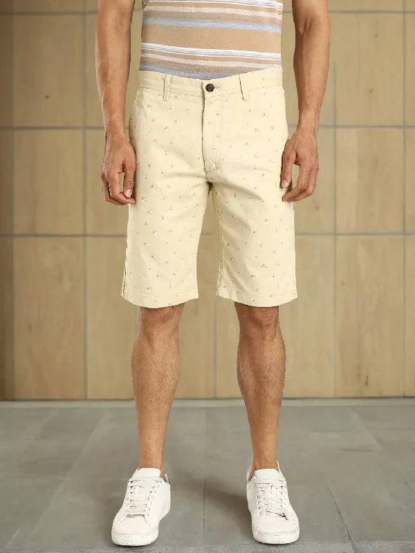 Men Printed Cotton Shorts