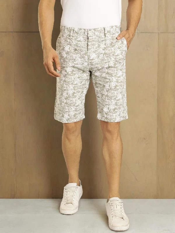 Men Printed Cotton Shorts