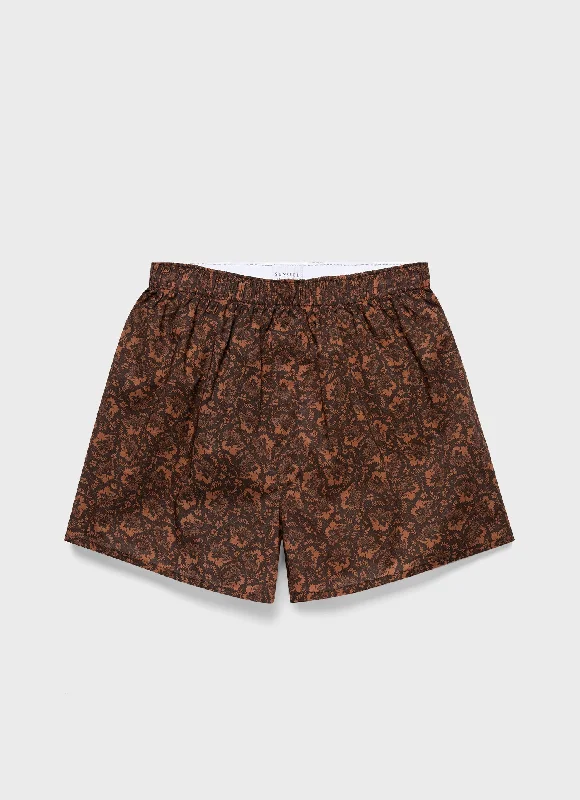 Men's Classic Boxer Shorts in Liberty Fabric in Autumn Floral