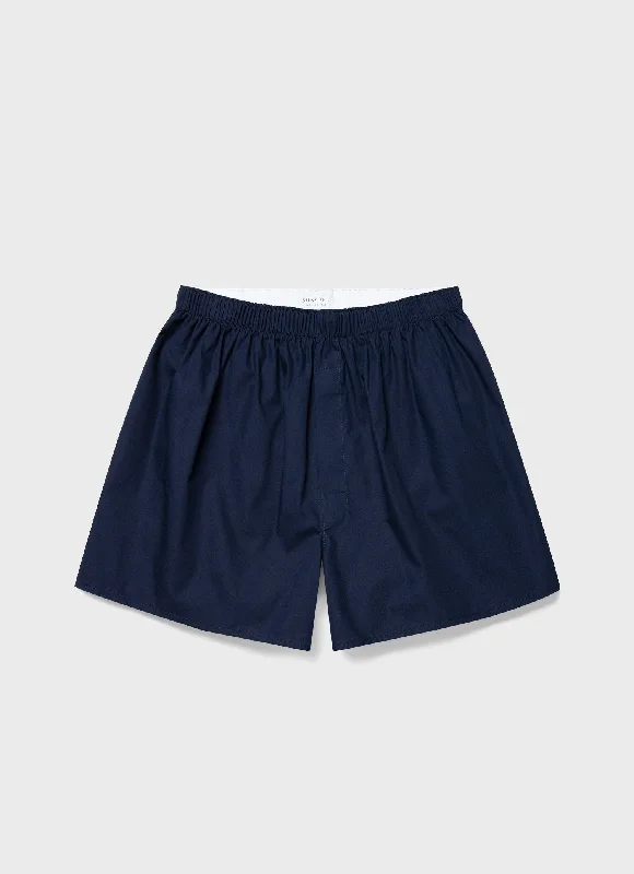 Men's Classic Boxer Shorts in Navy