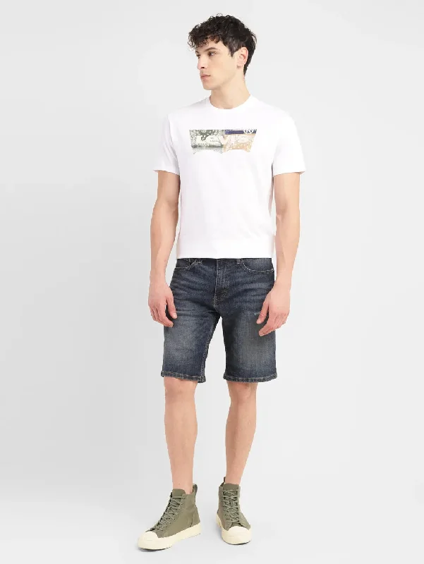 Men's Dark Indigo Regular Fit Shorts