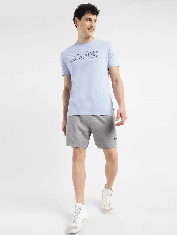 Men's Grey Regular Fit Shorts