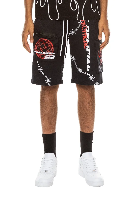 Men's Hype Official Graphic Cargo Shorts