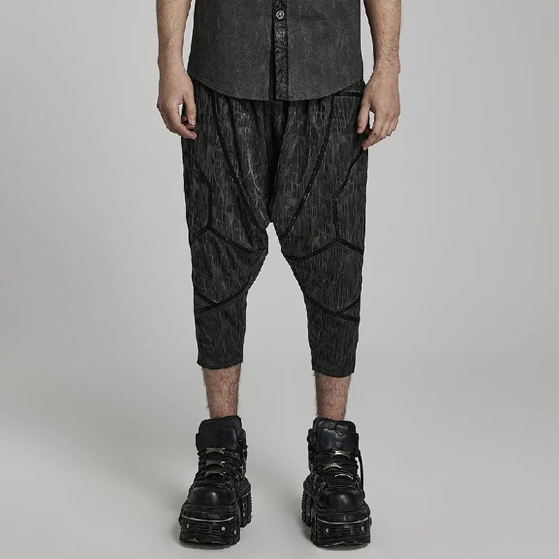 Men's Punk Stripes Baggy Pants