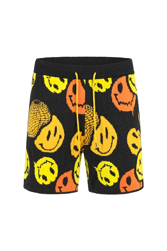 Men's Smiley Sweater Shorts