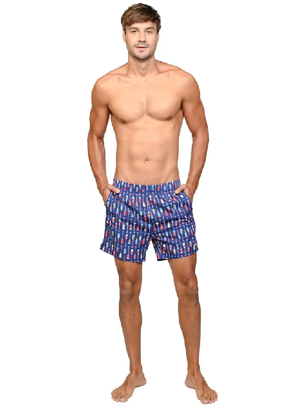 Men's Stretch Shorts with full boxer lining in designer prints