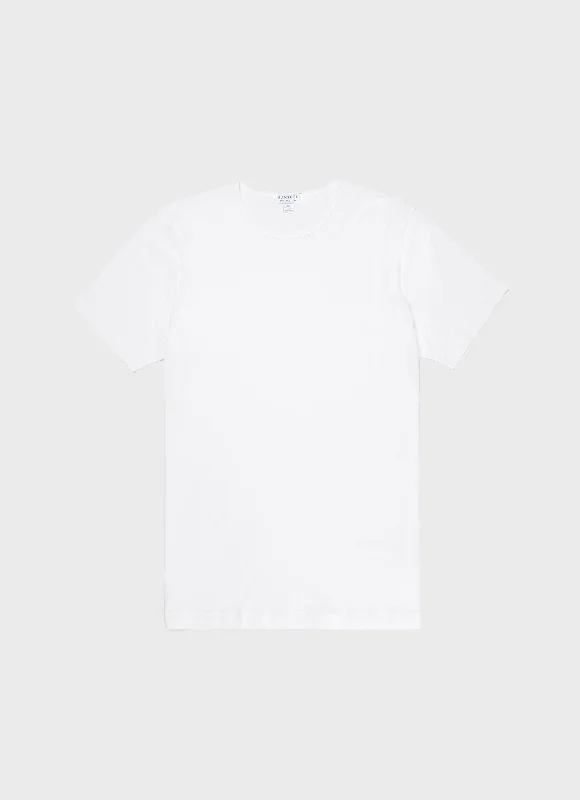 Men's Superfine Underwear T-shirt in White