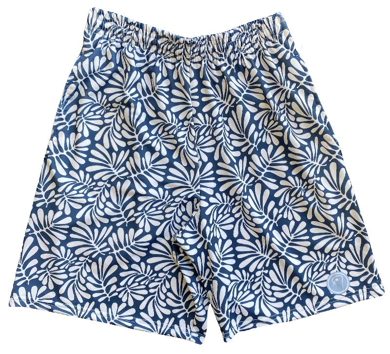 Mens Tropical Lacrosse Shorts - White