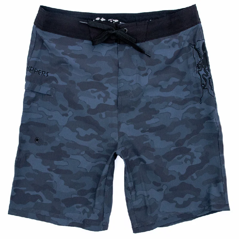 Midnight Express Camo 21" Stretch Boardshort