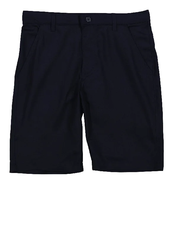 French Toast Boys 16-20 Solid Flat Front Shorts