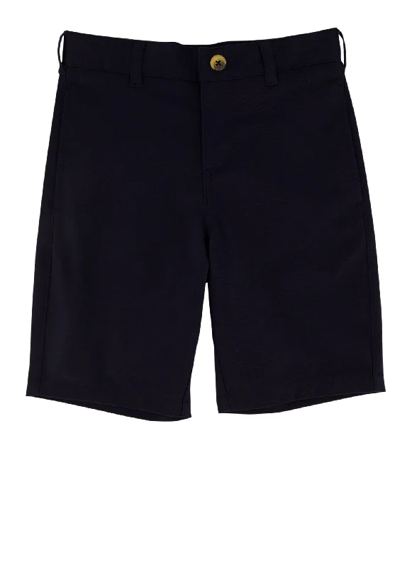 French Toast Boys 8-16 Flat Front Bermuda Shorts