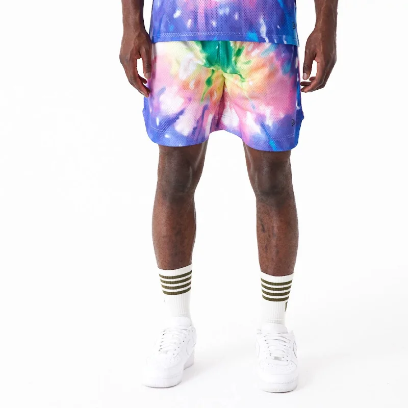 New Era Tie Dye Multi-Coloured Shorts