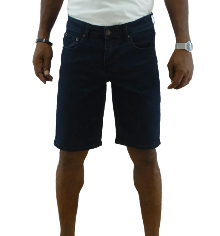 NL4620, Never Legal Men's Jeans Shorts - Navy