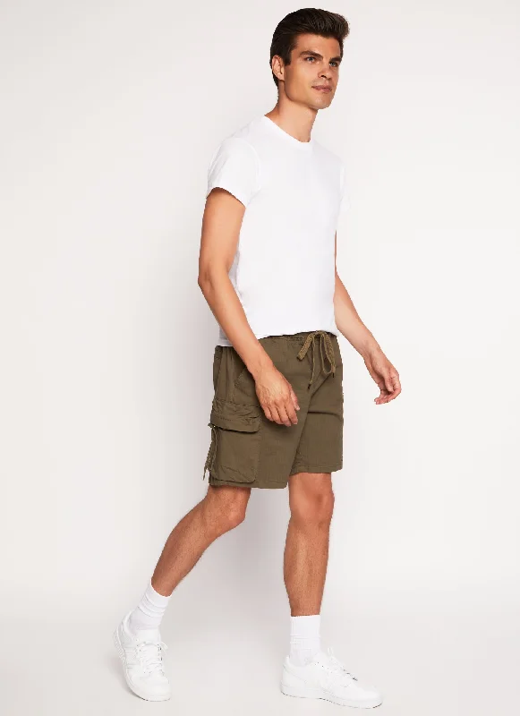 Mens Twill Cargo Shorts