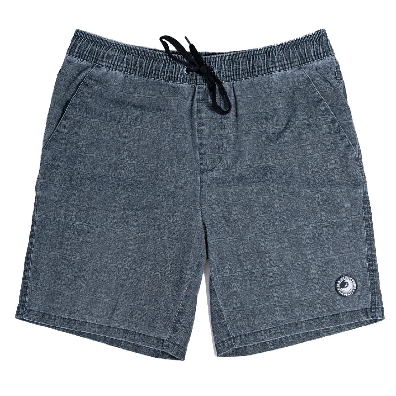 Olive Grey Tapa 18" Vintage Wash Made-to-Fade Volley Boardshorts