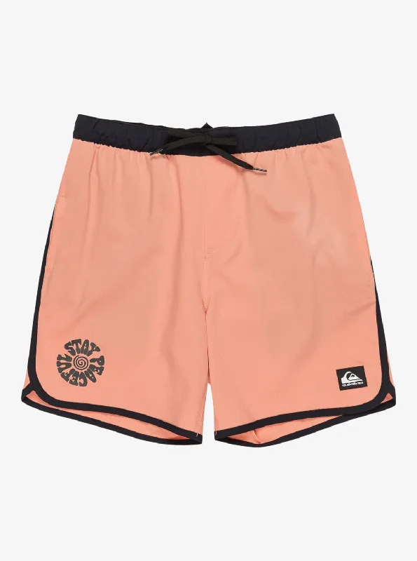 Omni Scallop 17" Amphibian Boardshorts - Canyon Clay