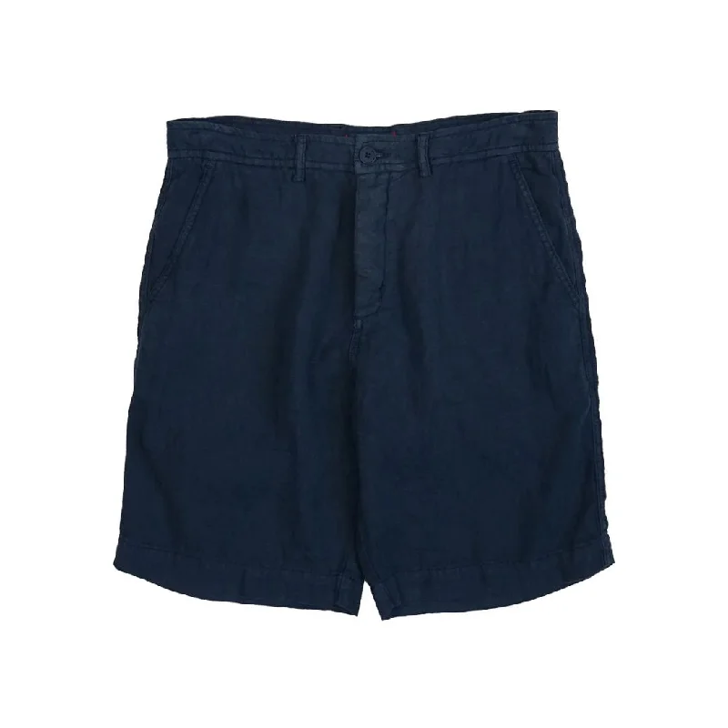 Palm Springs Linen Shorts (Navy)