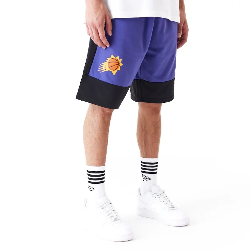 Phoenix Suns NBA Colour Block Dark Purple Shorts