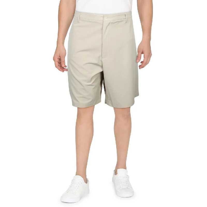 Polo Ralph Lauren Mens Big & Tall Mid-Rise Solid Casual Shorts