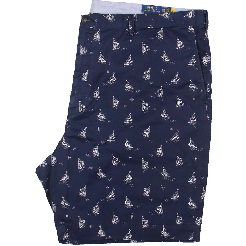 Polo Ralph Lauren Mens Big & Tall Printed Cotton Casual Shorts