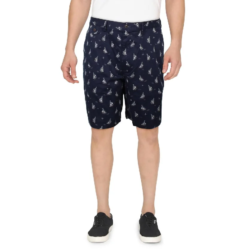 Polo Ralph Lauren Mens Big & Tall Printed Stretch Chino Shorts