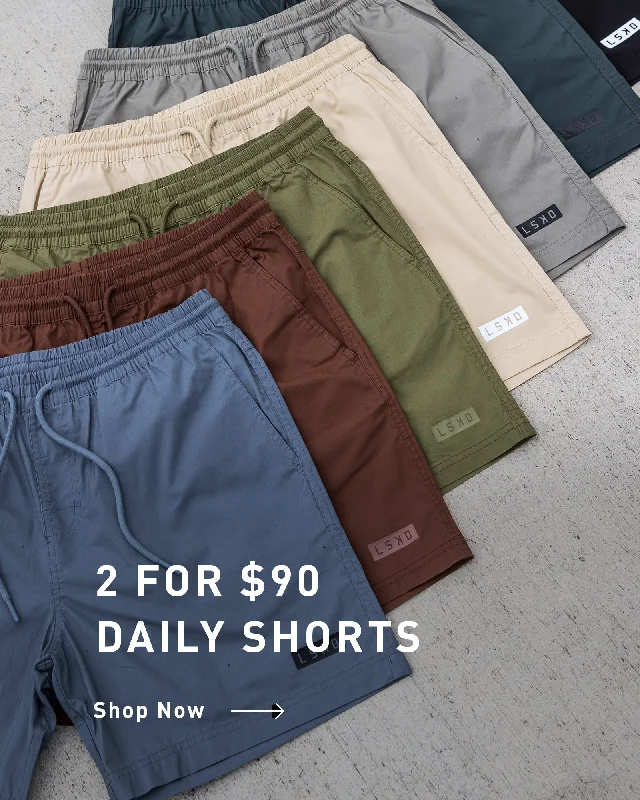 Promo Tile - 2FOR90 Daily Shorts