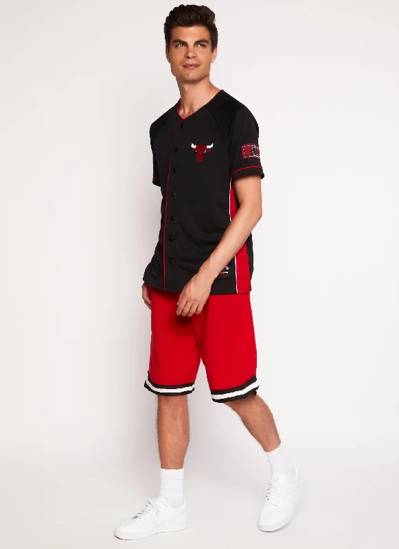 Mens Striped Detail Basketball Sweatshorts