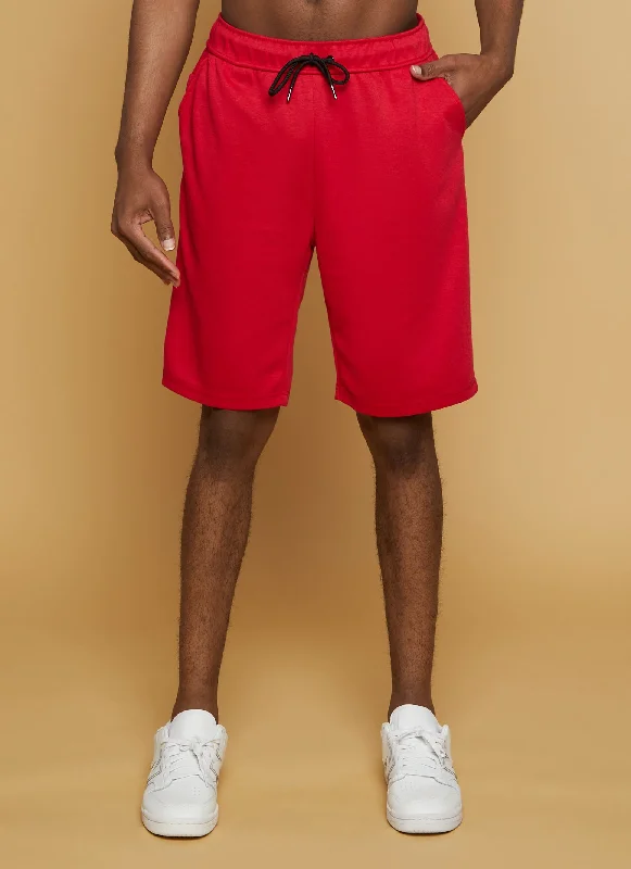 Mens Zip Pocket Tech Fleece Shorts