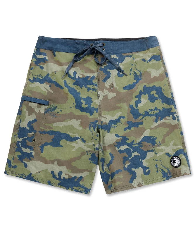 Reef Camo 19" Stretch Boardshort