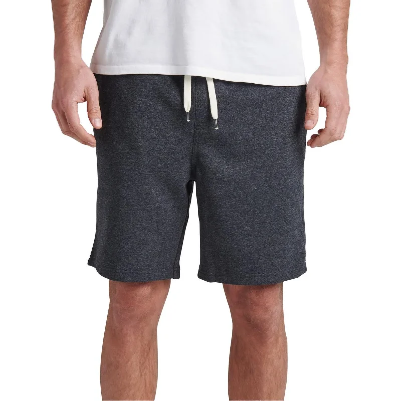 Reef Mens Wade Fleece Mid-Rise Casual Shorts