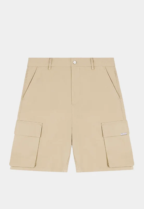 Represent Baggy Cotton Cargo Short Sandston