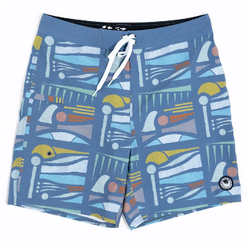 Retro Aloha 19" Stretch Boardshort