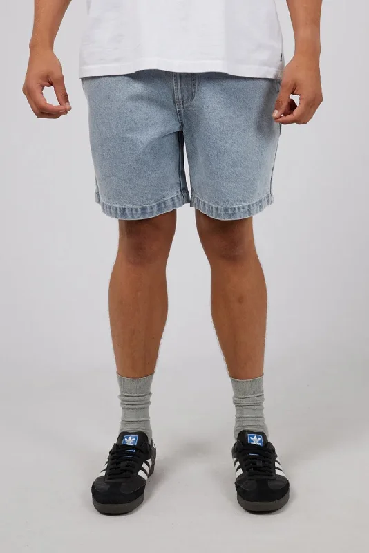 Rider Denim Short Bleach Blue