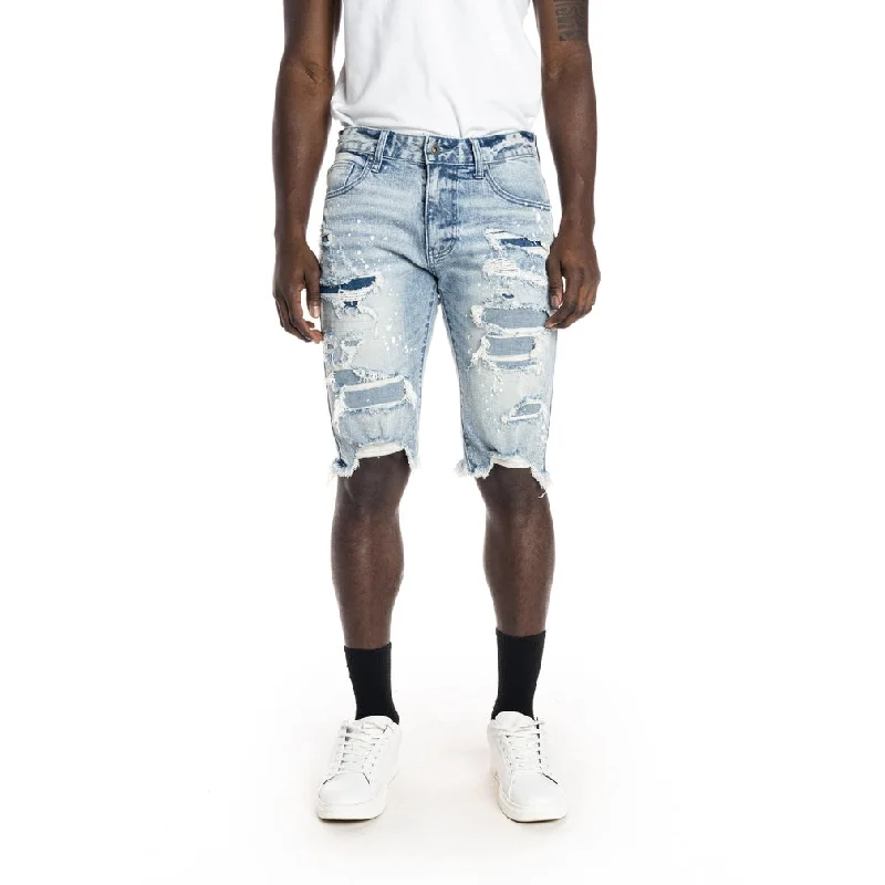 Ripoff Semi Basic Jean Shorts - Mizu Blue