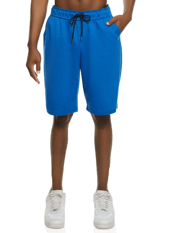 Mens Zip Pocket Tech Fleece Shorts