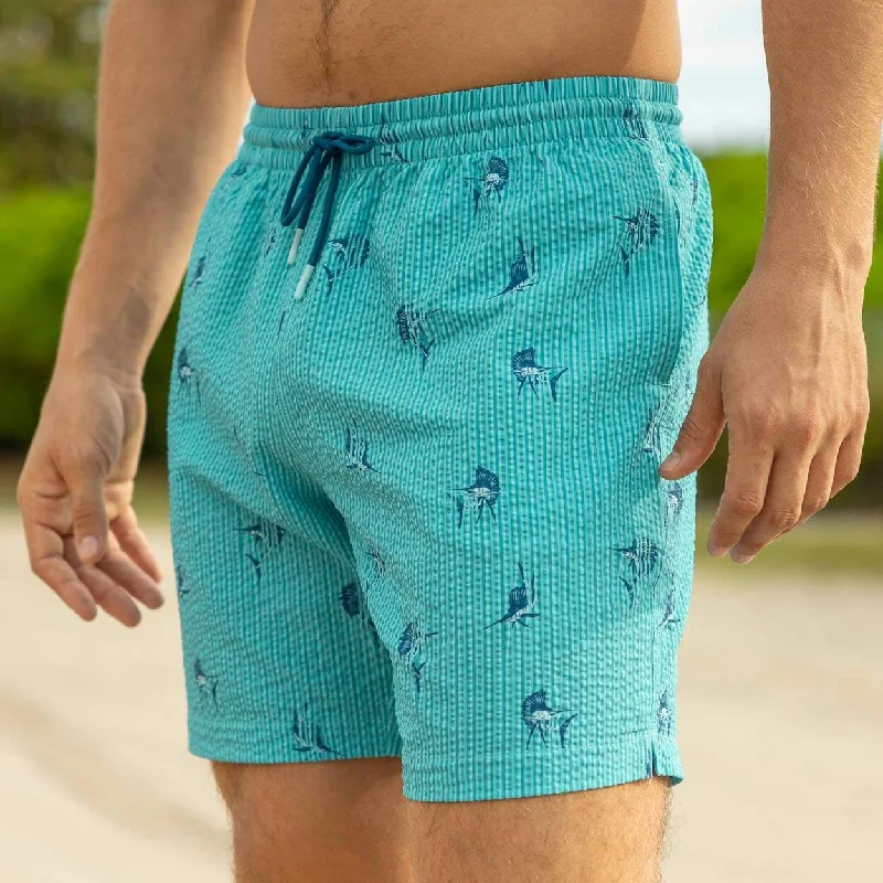 Sailfish – Stretch Seersucker Hybrid Shorts